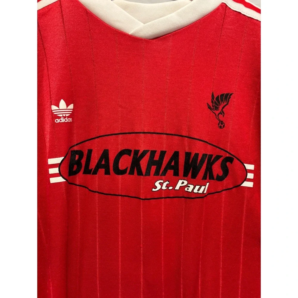 Liverpool FC Adidas Soccer Jersey Red St. Paul Blackhawks Medium Alexander Isak